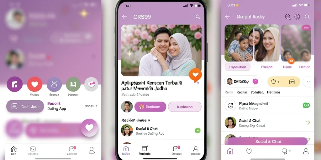 Antarmuka CRS99 yang ramah pengguna untuk mencari jodoh.