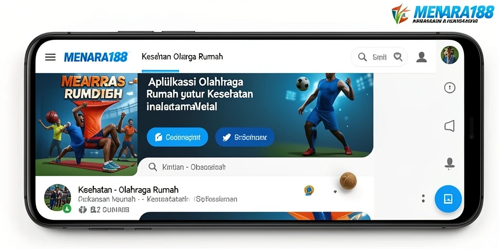 Antarmuka pengguna MENARA188 yang intuitif untuk olahraga rumah.