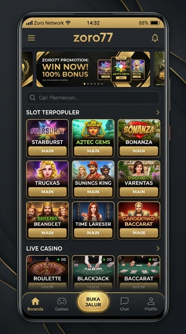 Halaman Link Alternatif zoro77 untuk Pengguna Android
